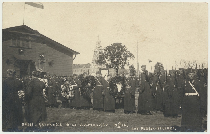 foto, Tartu, Ratsarügement, 9. aastapäev, 12.04.1926, foto Peerna-Selleke