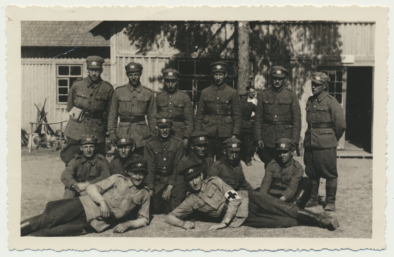 foto, Eesti, kordusõppused, grupp, sh V. Reesen, 1937