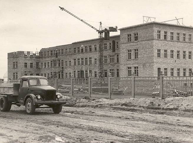 Construction of the hospital in Jõhvi.