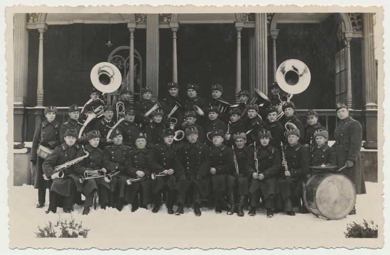 foto, Kaitseliidu Sakalamaa Maleva orkester, u 1935