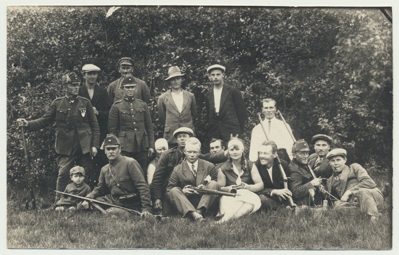 foto, Viljandimaa, Loodi, grupp, kaitseliitlased jt, u 1930