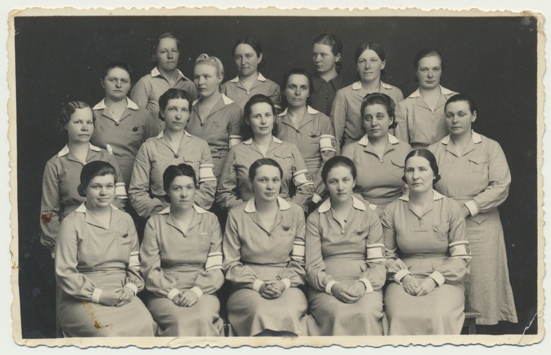 foto, Naiskodukaitse, grupp, Võhma?, 1940