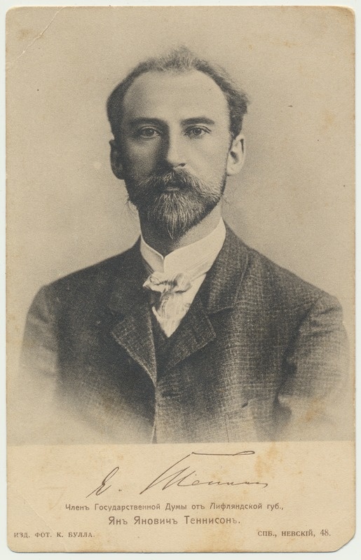 trükipostkaart, Jaan Tõnisson, u 1906