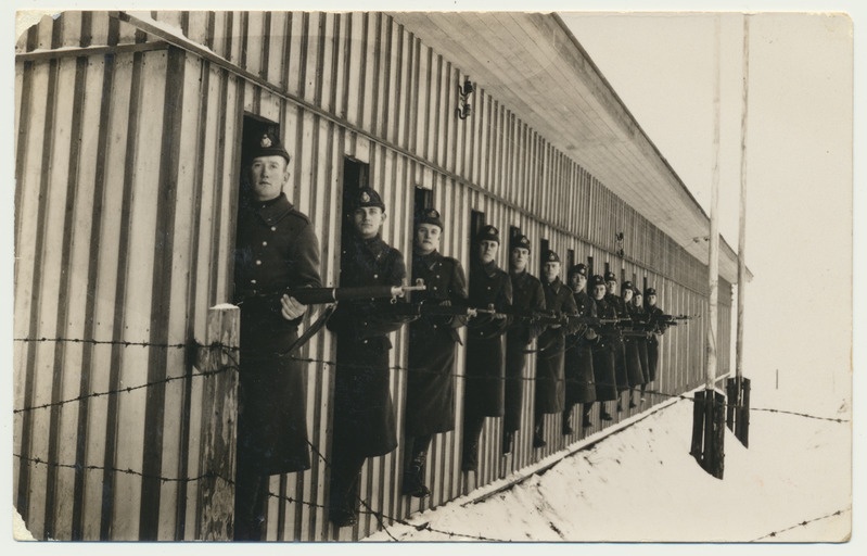 foto, Viljandi, Valuoja lasketiir, ajateenijad, 1937