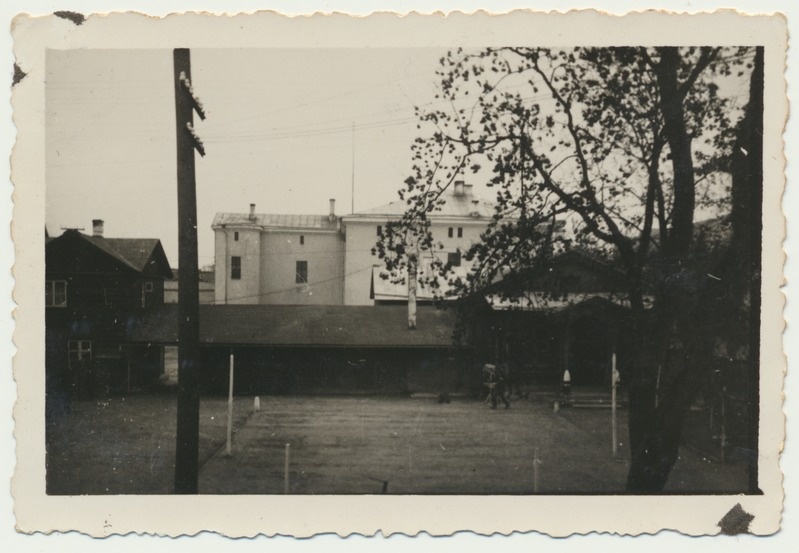 foto, Viljandi, Tallinna tn 16, 18, Sakala Partisanide Pataljon, staabi õu, 1939