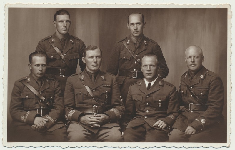 foto, Viljandi, Sakala Partisanide Pataljon, grupp, sh V. Vaga, E. Kõlu, u 1935