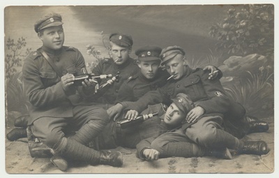 foto, Viljandi, Sakala Partisanide Pataljon, grupp, u 1920  duplicate photo