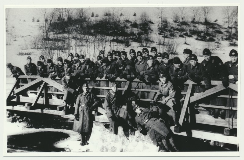 fotokoopia, Viljandi, Uueveski org, Sakala Partisanide Pataljon, II kompanii, II rühm, 1939