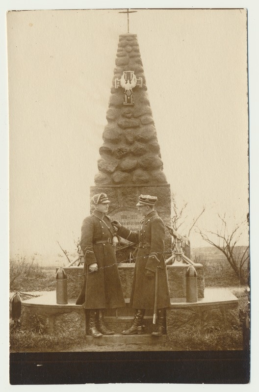 foto, Tartu, ratsarügement, Vabadussõja mälestusmärk, Purre, Tamm, 1924