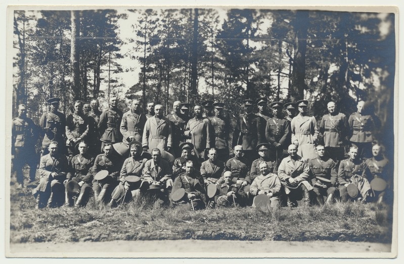 foto, Eesti sõjavägi, Jägala laager, grupp, sidepataljon, 17.06.1927