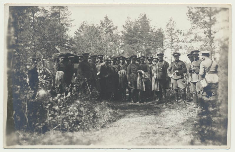 foto, Eesti sõjavägi, Jägala laager, grupp, sidepataljon, 17.06.1927