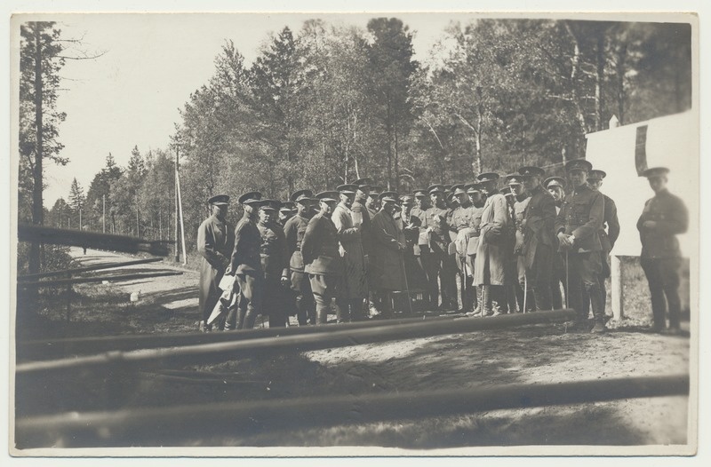 foto, Eesti sõjavägi, Jägala laager, grupp, sidepataljon, 17.06.1927