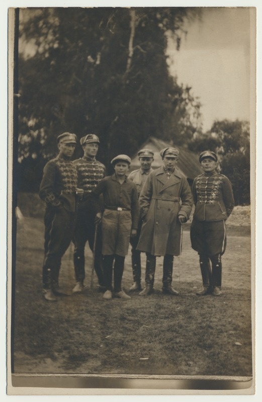 foto, Eesti sõjavägi, Värska laager, grupp, 1927