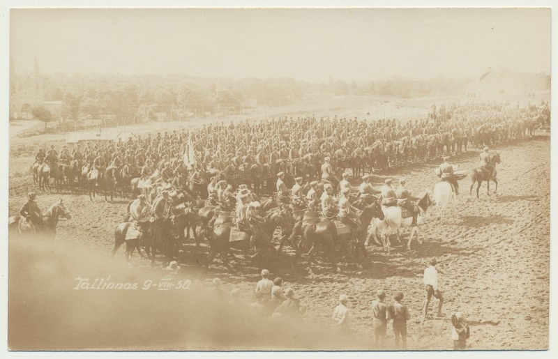 foto, Tallinn, ratsarügement, rivistus, 09.08.1930