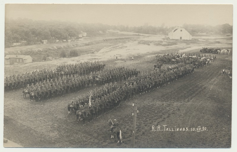 foto, Tallinn, ratsarügement, rivistus, 09.08.1930