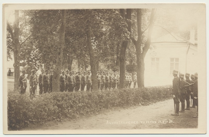 foto, Tallinn, Kadrioru loss, auvahtkonna vahetus, 11.08.1930