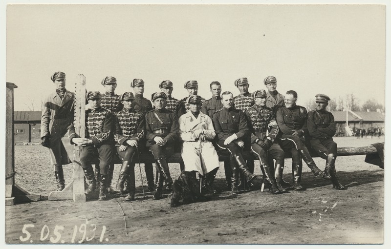foto, Tartu, ratsarügement, grupp, 05.05.1931