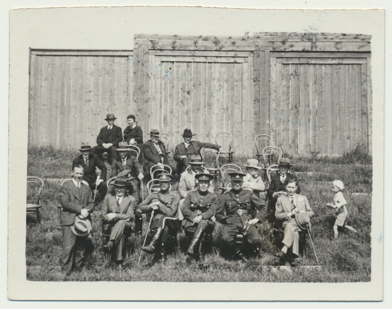 foto, Paide, grupp, hobuste ostmine sõjaväele, 1934