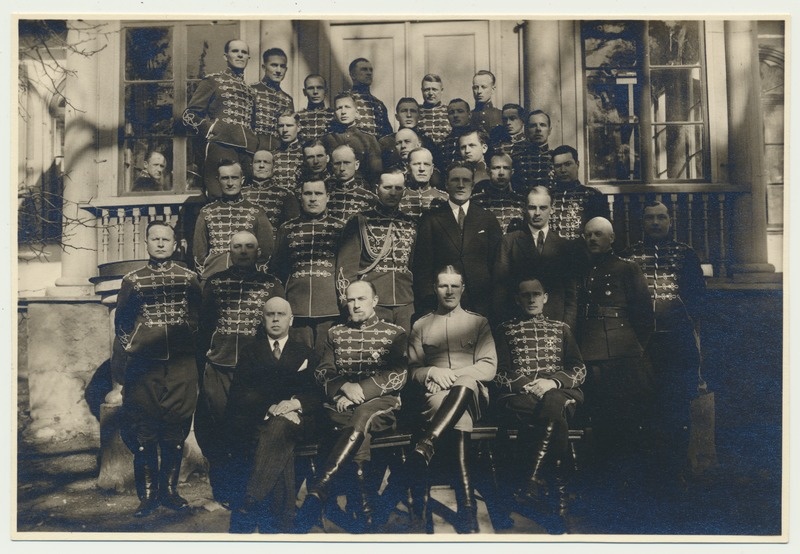 foto, Tartu, ratsarügement, grupp, 1934, foto P. Krüner