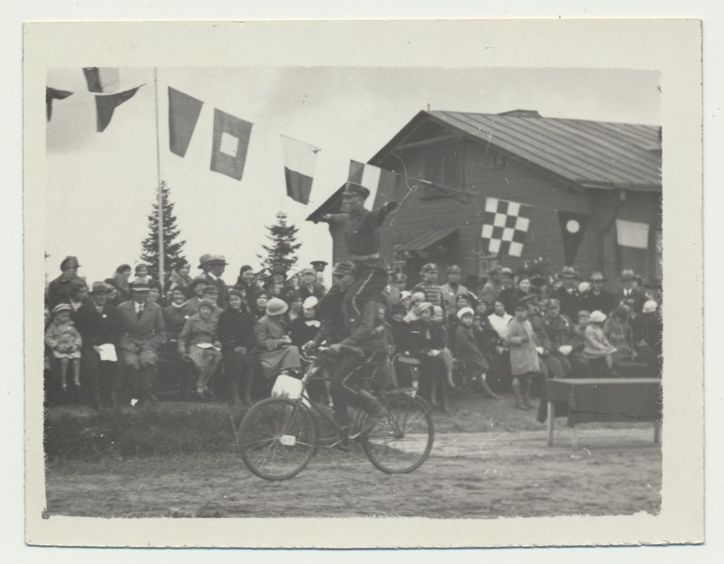 foto, Tartu, ratsarügement, rattavõistlused, 1935