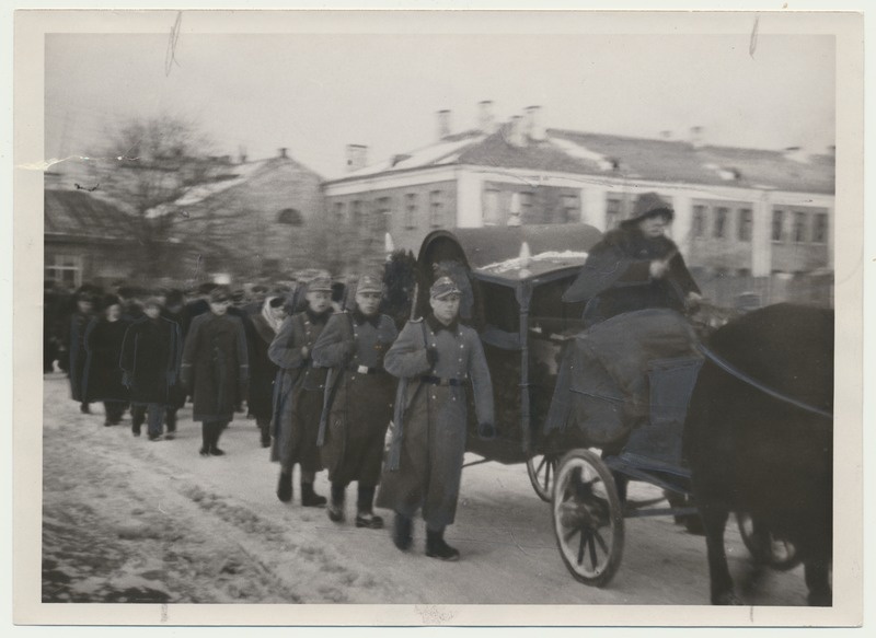 foto, kolonelleitnant M. Bergmanni matus, 10.01.1944