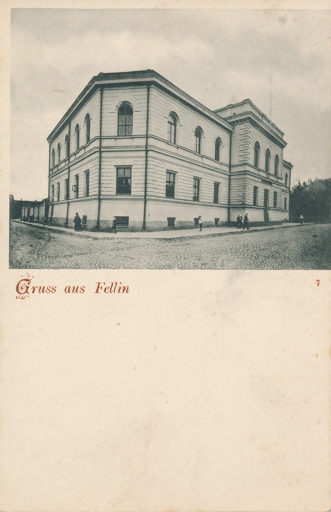 trükipostkaart Viljandi kohtumaja