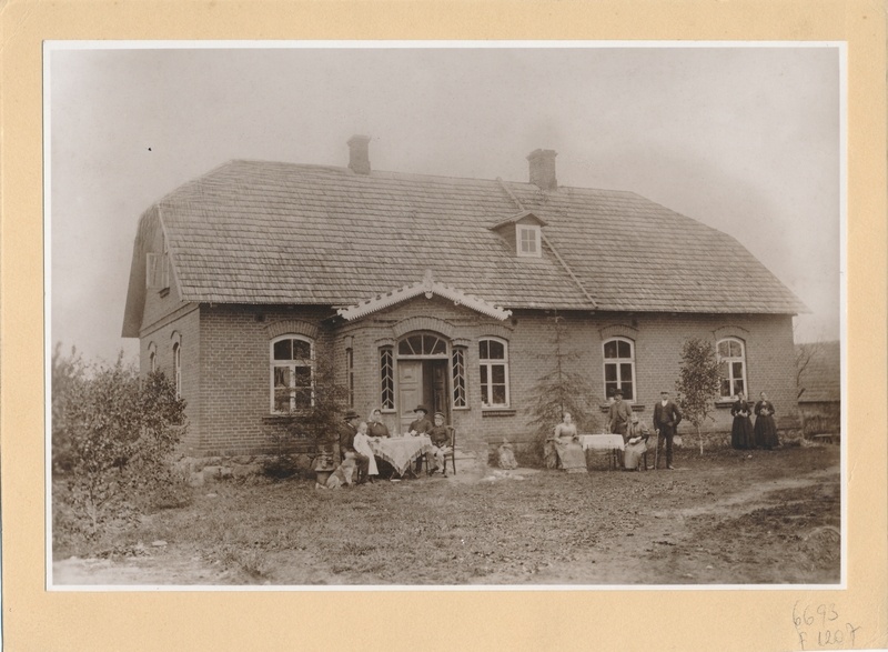 foto, Viljandi, tundmatu kivimaja, u 1900