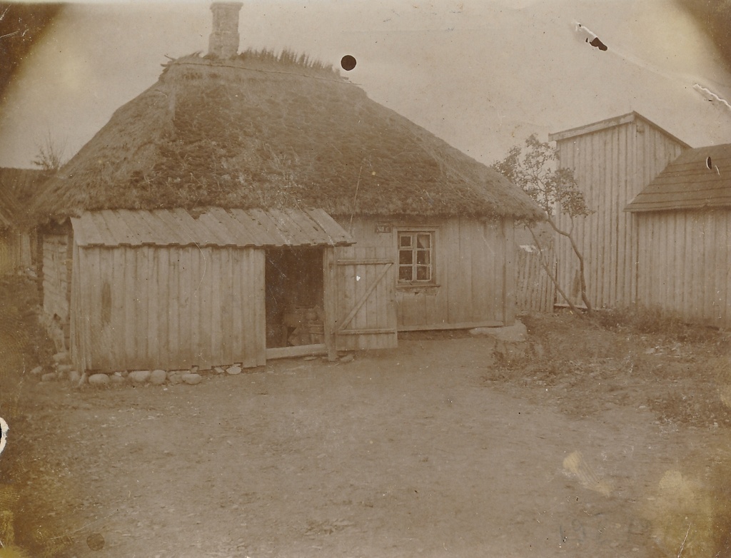 foto, Viljandi, asukoht?, viimane õlgkatusega maja, 19.05.1912