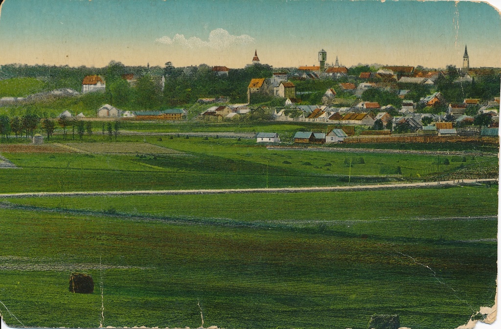 koloreeritud trükipostkaart, Viljandi, Tartu teelt, u 1910