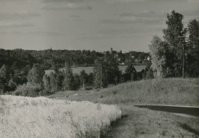 foto, Viljandi, järv ja linn (Sammuli poolt), 1960, foto A. Kiisla  duplicate photo
