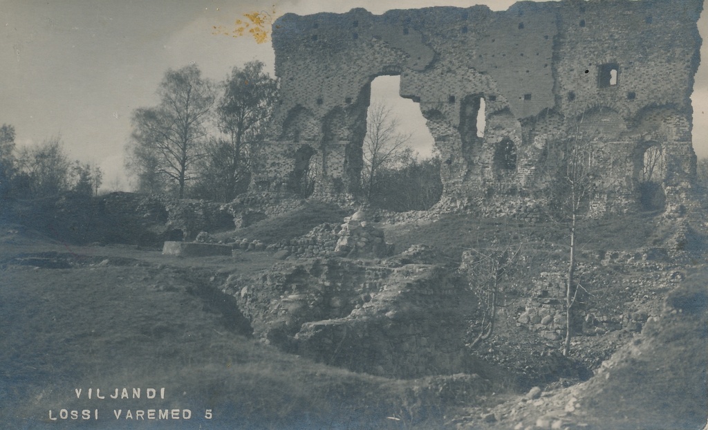 foto, Viljandi, lossimäed, Kaevumägi, u 1922, foto J. Riet