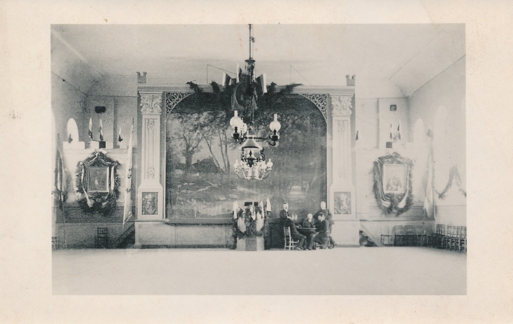 fotokoopia, Viljandi Eesti Põllumeeste Seltsi saal, 1882