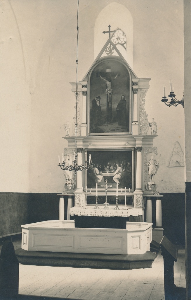 foto, Türi kiriku altar, u 1920