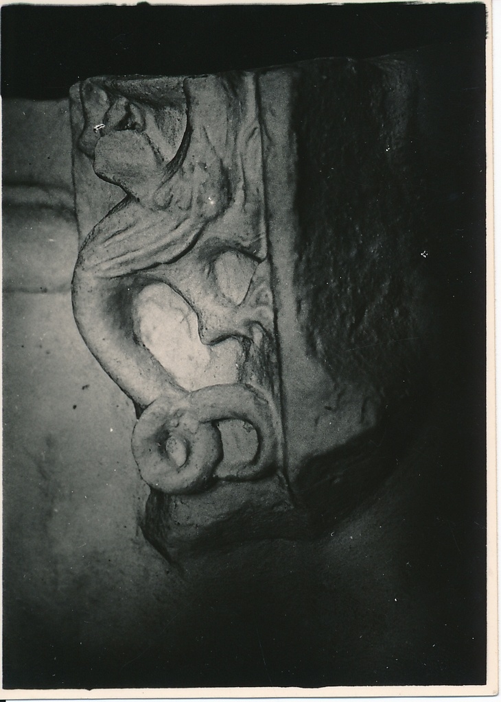 foto, Viljandimaa, Pilistvere kiriku sisevaade, lohe, 1939, foto T. Parri