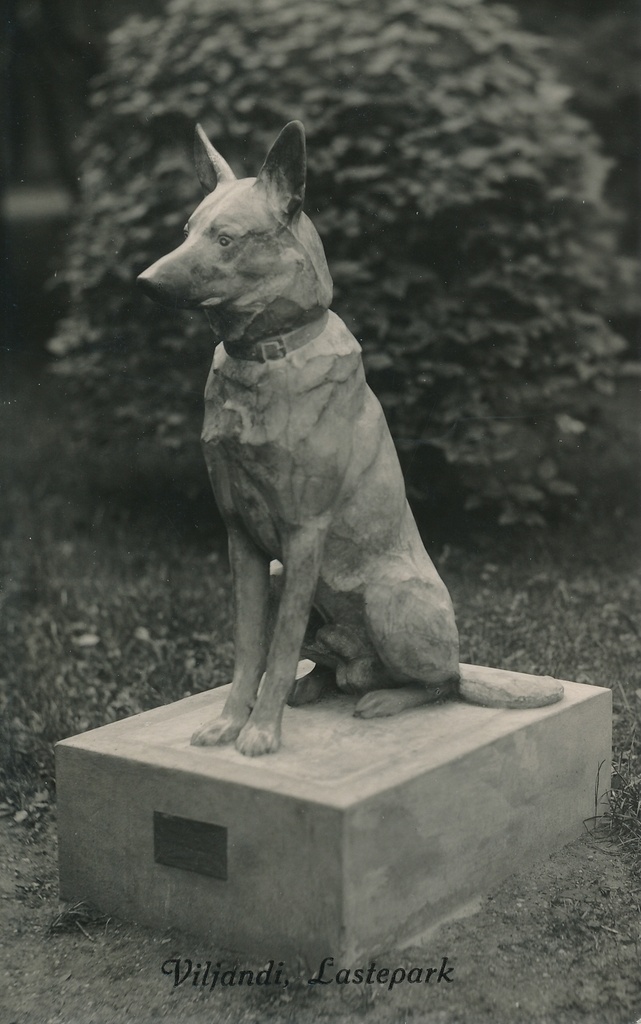 foto, Viljandi, Lastepark, koerakuju, 1932, foto M. Teng