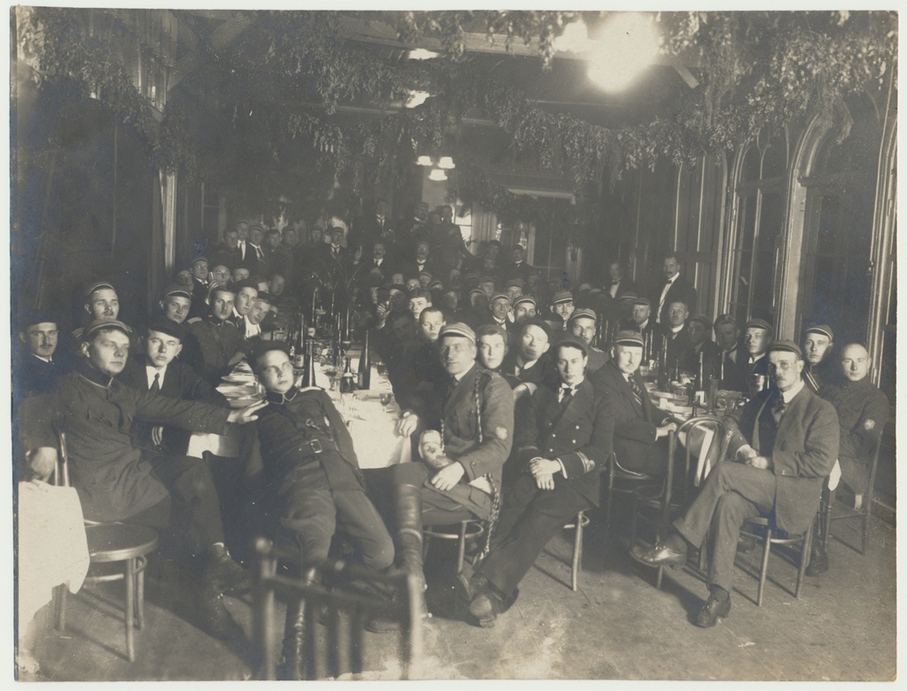 foto, üliõpilaste korporatsioon Vironia pidu, u 1920