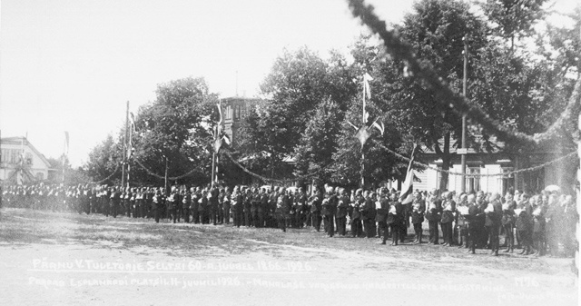 Pärnu Fireplace at the jubilee celebrations of 60th century 10.07.1926