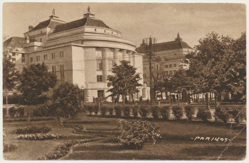 trükipostkaart, Tallinn, teater Estonia, u 1915, foto Parikas