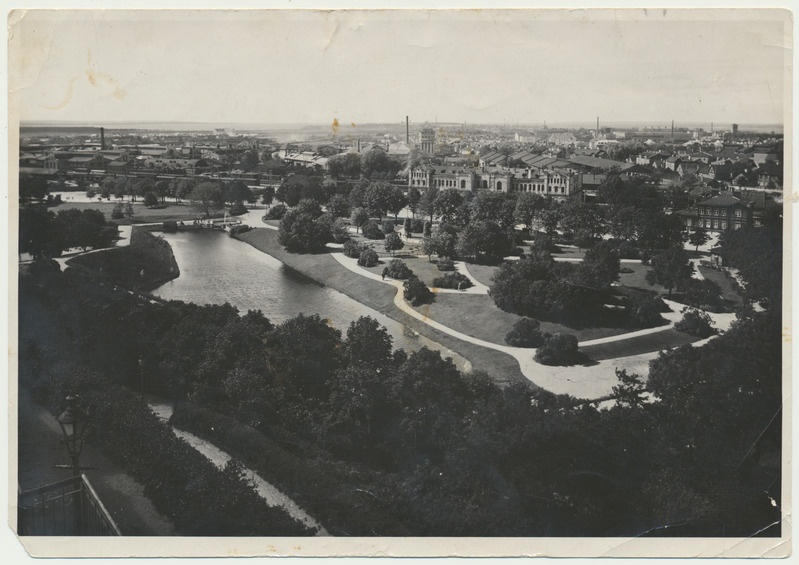 foto, Tallinn, Schnelli tiik, linnamajad, 1932