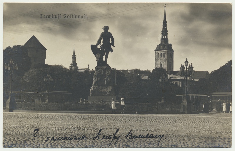 foto, Tallinn, Peeter I ausammas, u 1913, foto K. Noormägi