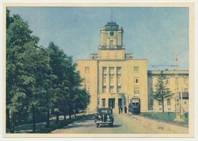 värviline trükipostkaart, Tallinn, Polütehniline Instituut  duplicate photo
