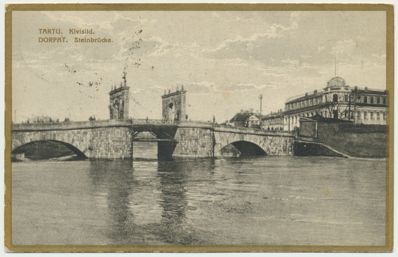 trükipostkaart, Tartu, Kivisild, u 1922
