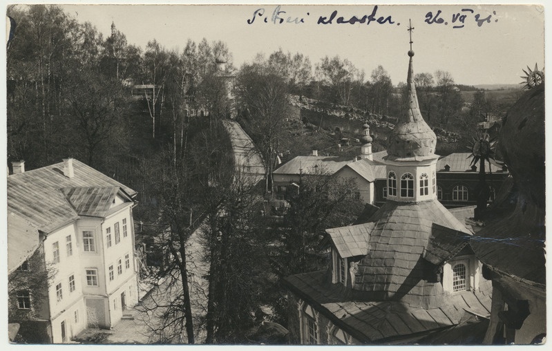 fotopostkaart, Petseri klooster, üldvaade, u 1931