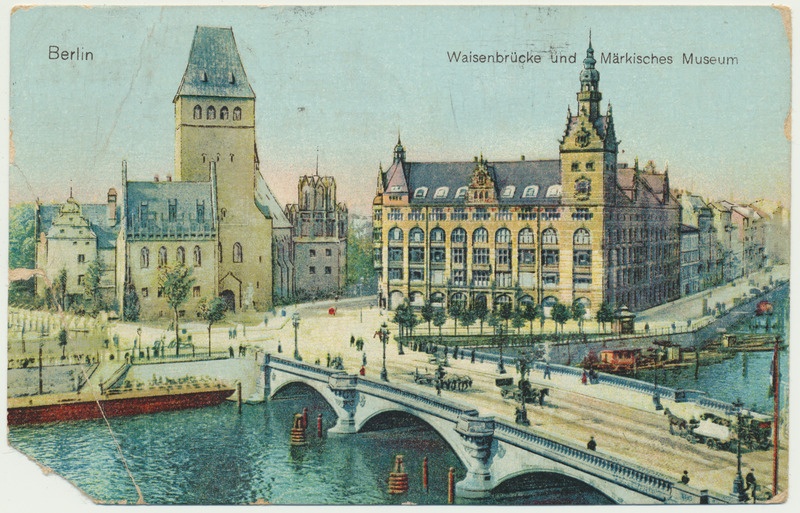 värviline trükipostkaart, Saksamaa, Berliin, üldvaade, u 1915