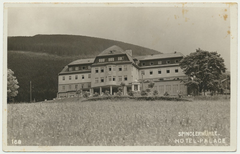 fotopostkaart, Saksamaa, Spindlermühle, hotell Palace, u 1930?
