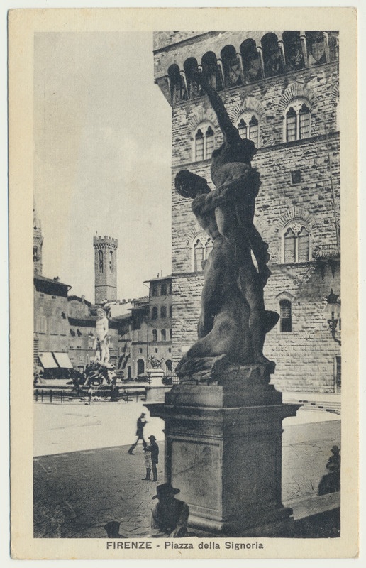 trükipostkaart, Itaalia, Firenze, Sinjoriia väljak, u 1930?
