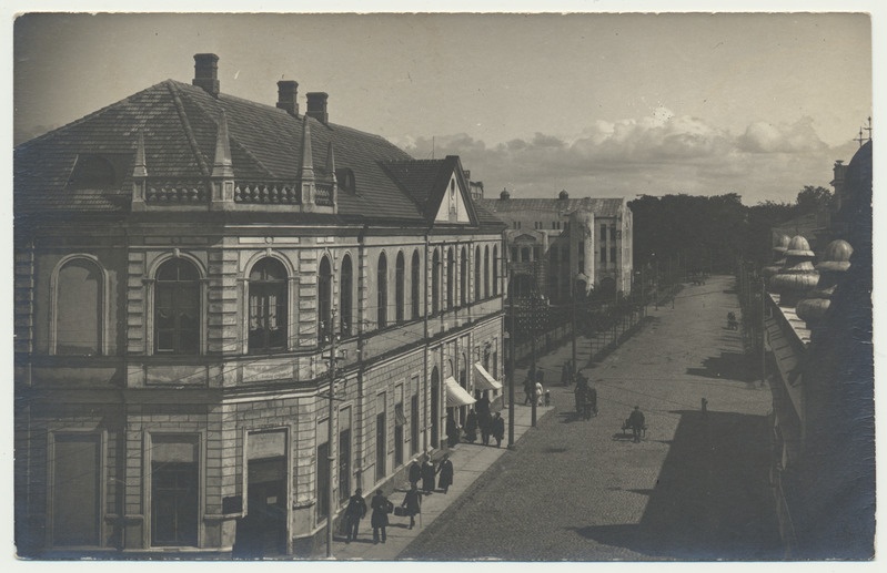 fotopostkaart, Pärnu, Rüütli tänav, u 1920
