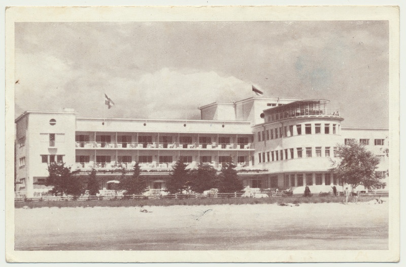 trükipostkaart, Pärnu, Rannahotell, u 1939