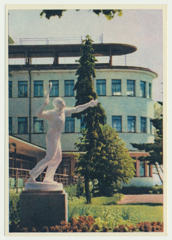 värviline trükipostkaart, Pärnu, sanatoorium nr 1, 1953, foto E. Ignatovitš