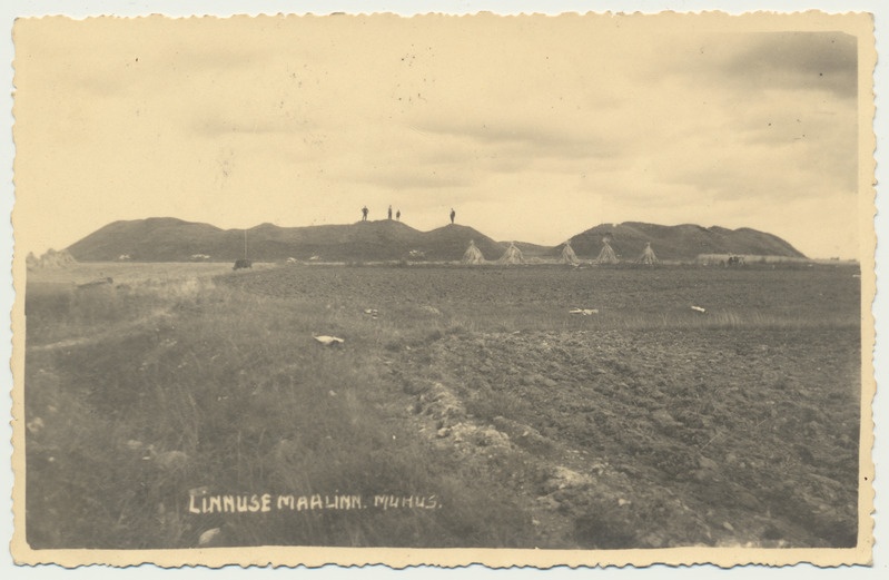 fotopostkaart, Muhumaa, Linnuse maalinn, u 1935